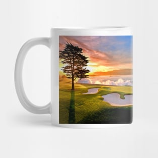 18TH HOLE AT PEBBLE BEACH Mug